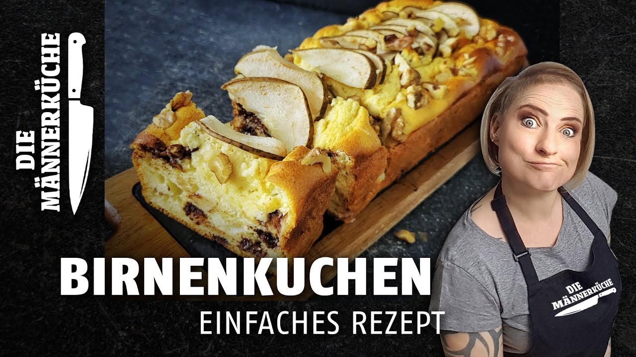 🍐 Einfacher Birnenkuchen I Auch f&uuml;r Backanf&auml;nger!
