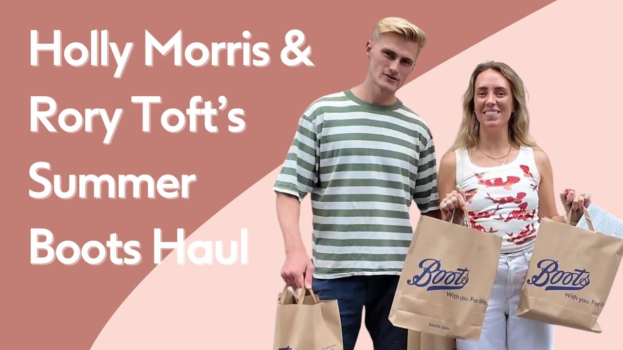 Holly Morris & Rory Toft's Boots Haul | What's in my Boots bag? | Boots UK