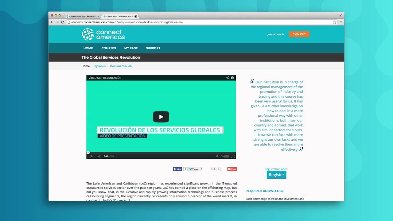 Find out how ConnectAmericas.com works