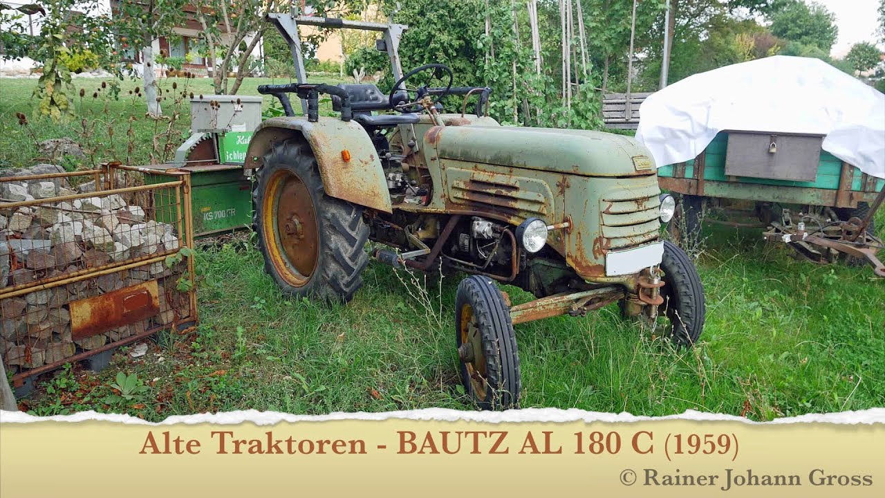 Alte Traktoren - BAUTZ AL 180 C (1959)