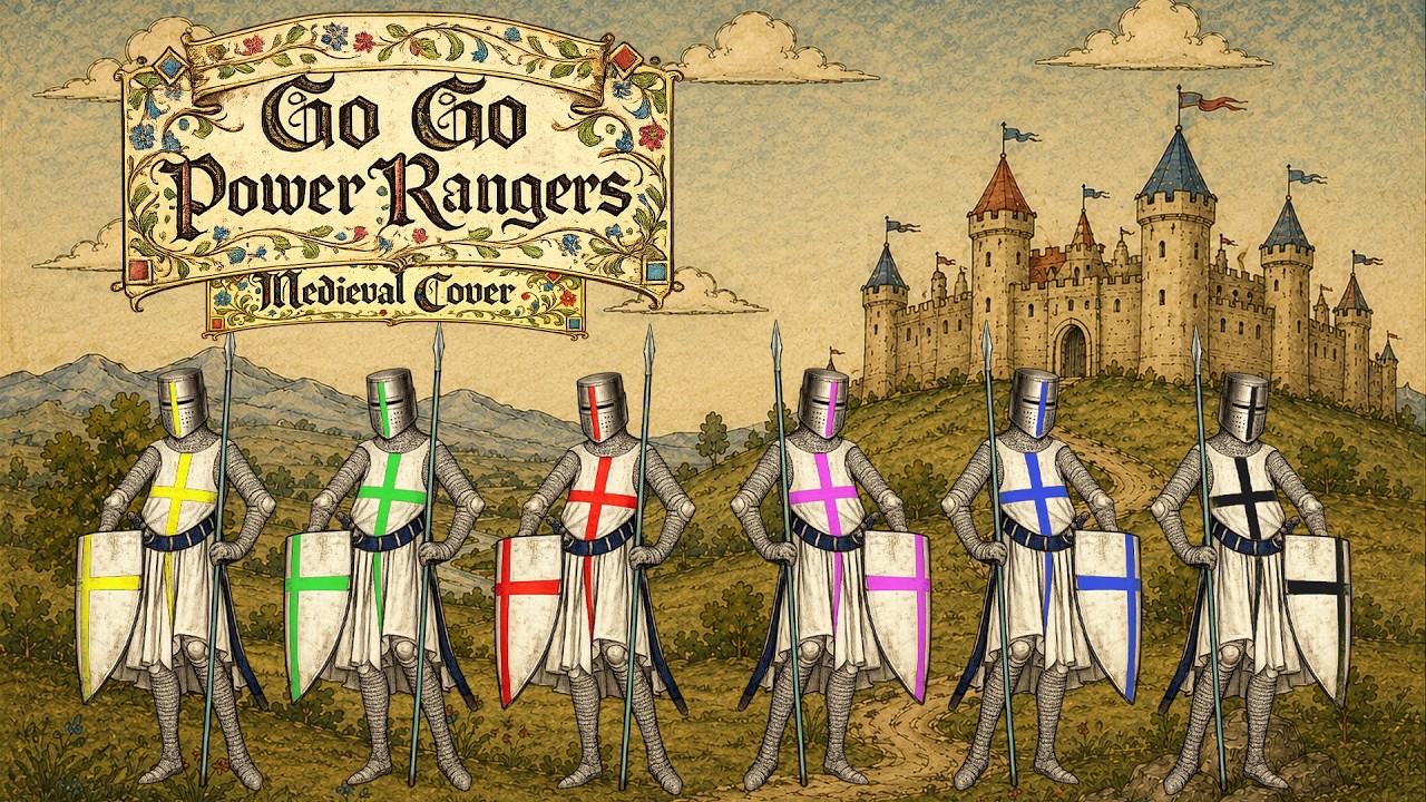 Ride Forth, Power Rangers! (Go Go Power Rangers &ndash; Medieval Cover)