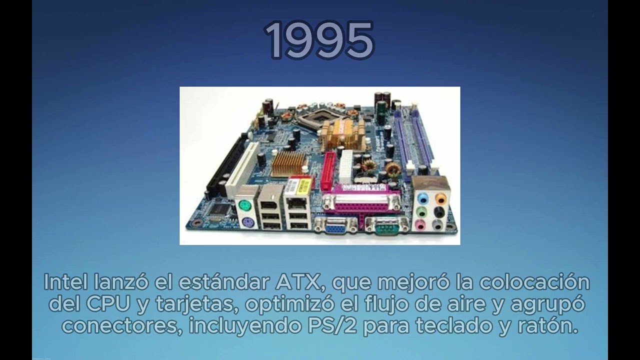 Evoluci&oacute;n Hist&oacute;rica de la Placa Madre (MotherBoard)