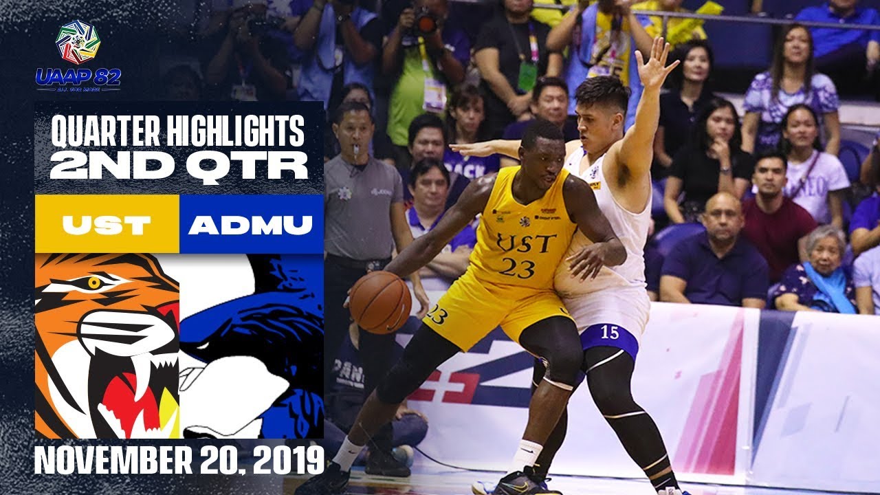 UST vs. ADMU - November 20, 2019  | 2nd Quarter Highlights | UAAP 82 MB