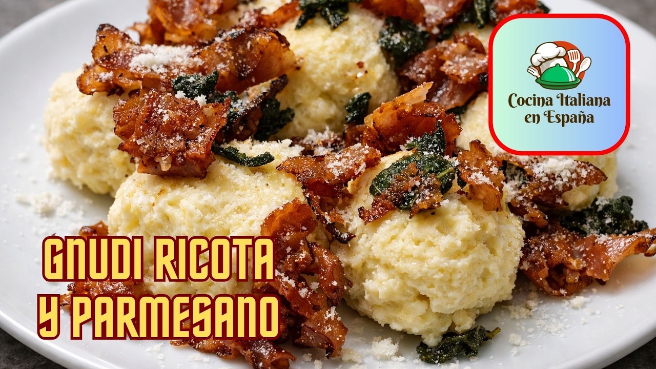 LAS MEJORES BOLITAS DE RICOTA Y PARMESANO! LA RECETA TRADICIONAL DE LOS AUTÉNTICOS ‘GNUDI’ ITALIANOS