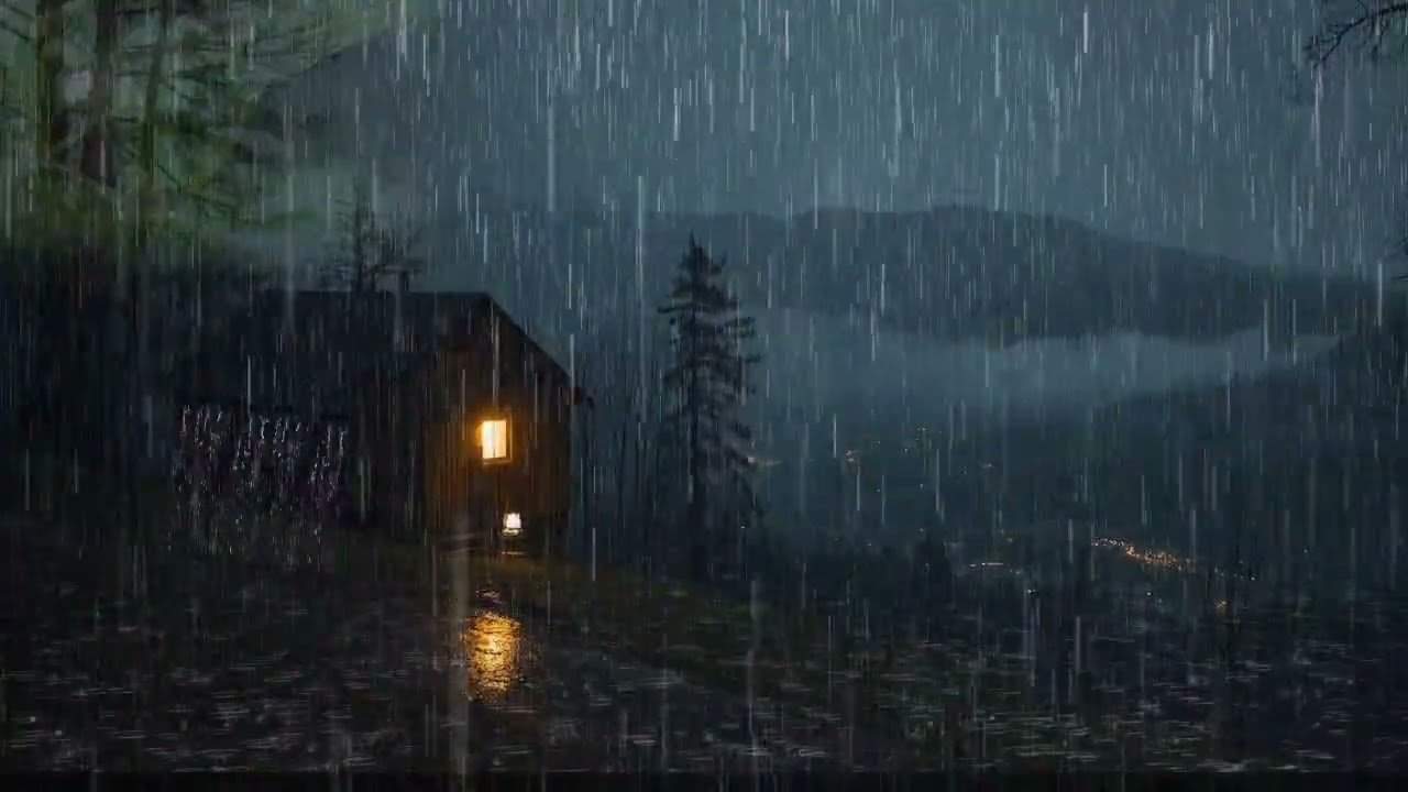 Heavy Rainstorm ASMR for Deep Focus and Restful Sleep | Relaxing Rain Noise for Stress Relief