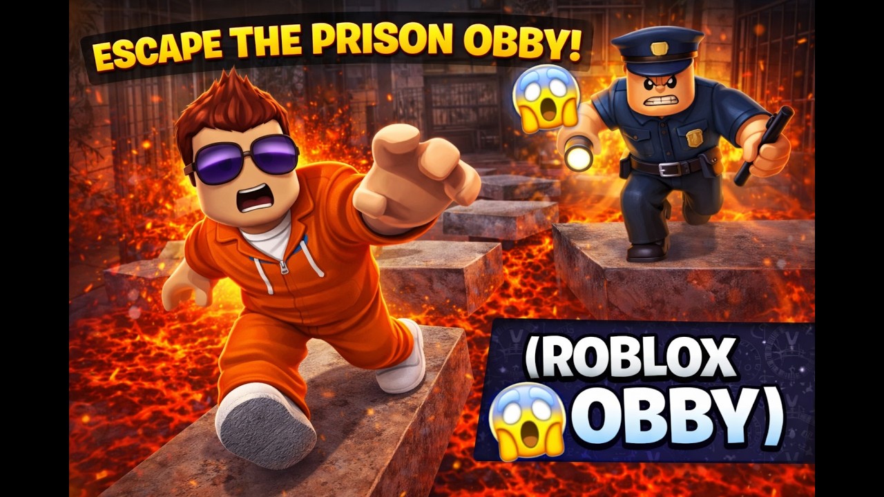 ESCAPE THE PRISON OBBY! 😱 (Roblox Obby