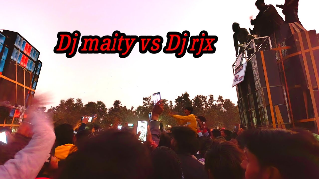 DJ MAITY vs DJ RJX | FULL DJ COMPETITION | SAHEB BANDH 🔥 |