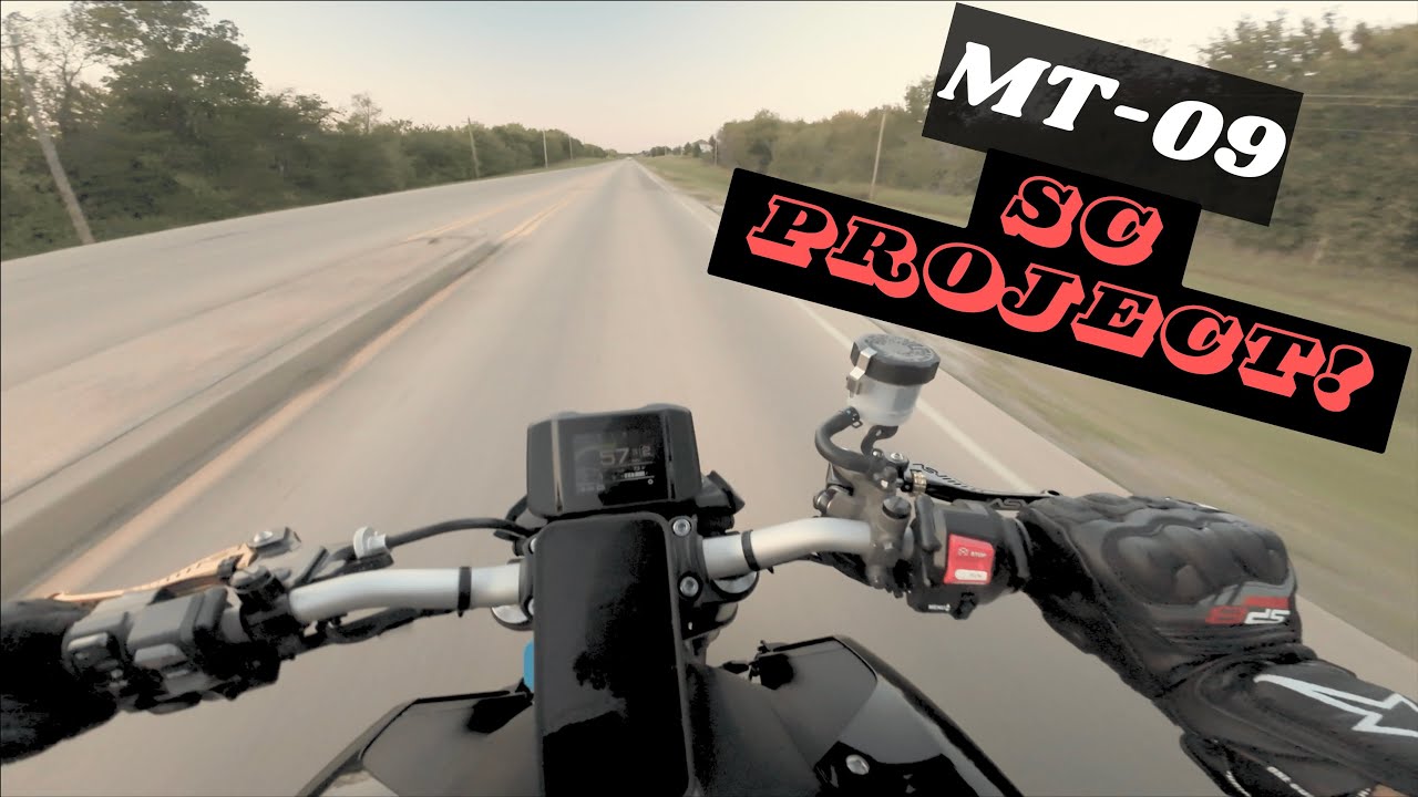 MT-09 2022 SC Project CHILL Evening ride | Pops and burbles | ride to WALMART