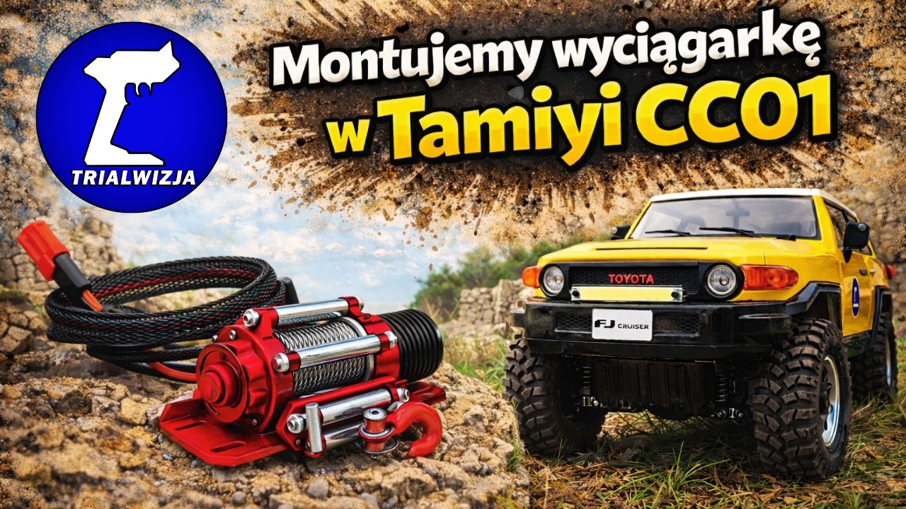 Montujemy wyciągarkę w Tamiyi CC01 TRIALWIZJA