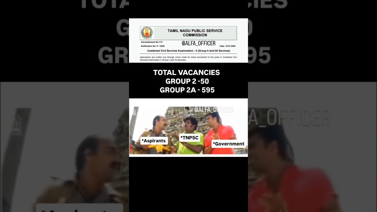 TNPSC GROUP2 GROUP 2A NOTIFICATION OUT EXAM 28.09.2025 #tnpsc #group2 #group2a #group4