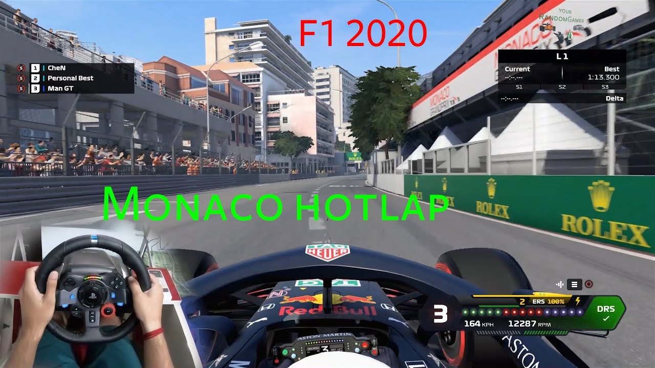 F1 2020 | Monaco Hotlap Time Trial | Logitech G29