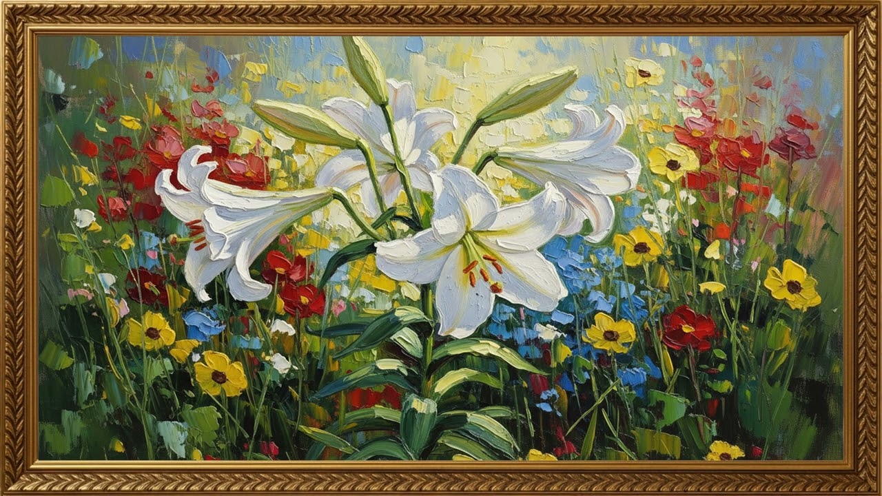 Spring Meadow Blossom Canvas | Timeless Art Viewing
