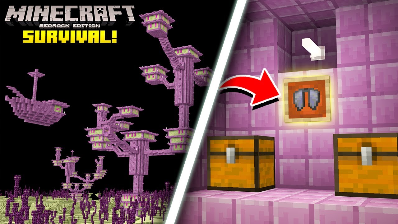 EM BUSCA da ELYTRA PERDIDA - Minecraft Bedrock Survival (#26)