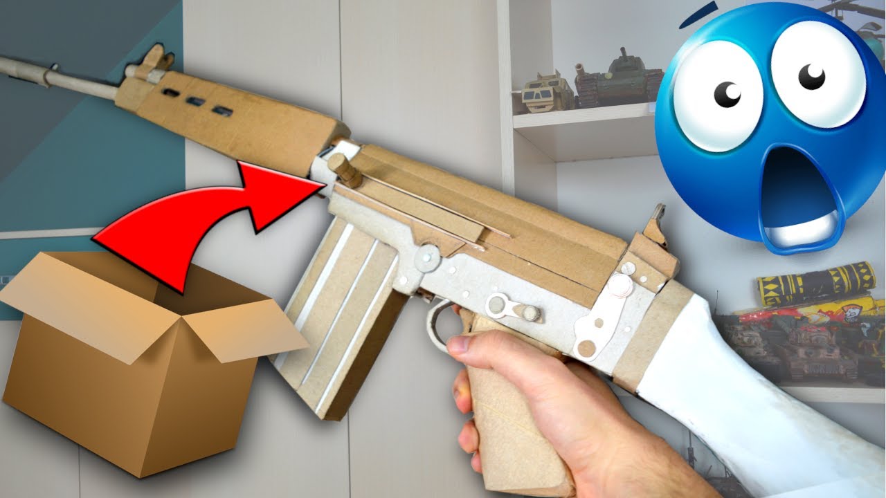 How to make Cardboard Rifle (Fn FAL)