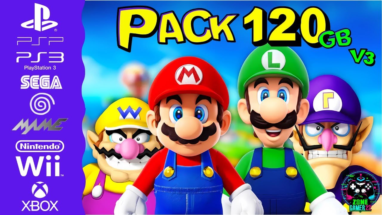 RETROBAT🚨Con 80 Sistemas y 5000 Juegos Épicos🚨Mega Pack 120GB V3 V7.4.0.4🚨Todo Listo Para Usar🚨2025🚨