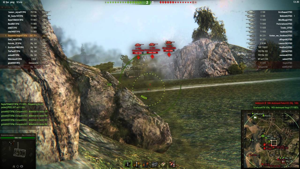World of tanks St3pa vs 2PDD Bat 4k dmg