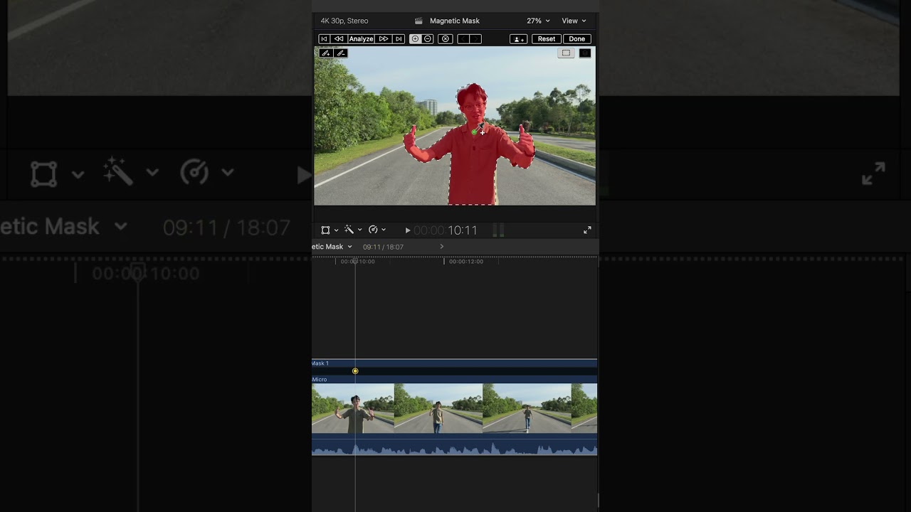 Final Cut Pro 11 &ndash; Magnetic Mask is Awesome