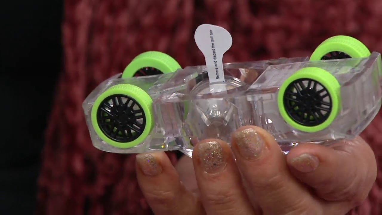 Marble Racer Set of 3 Light-Up Race Cars with Pull-Back Motor on QVC