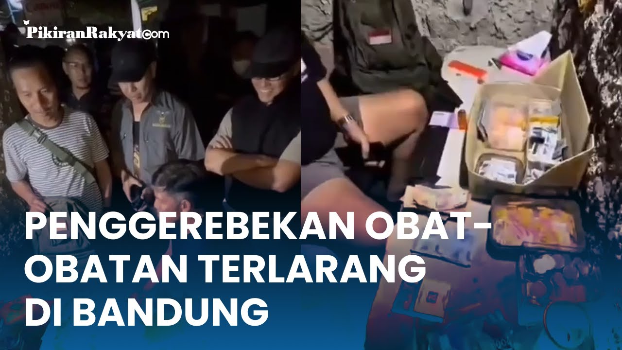 Penggerebekan Obat-obatan Terlarang di Bandung
