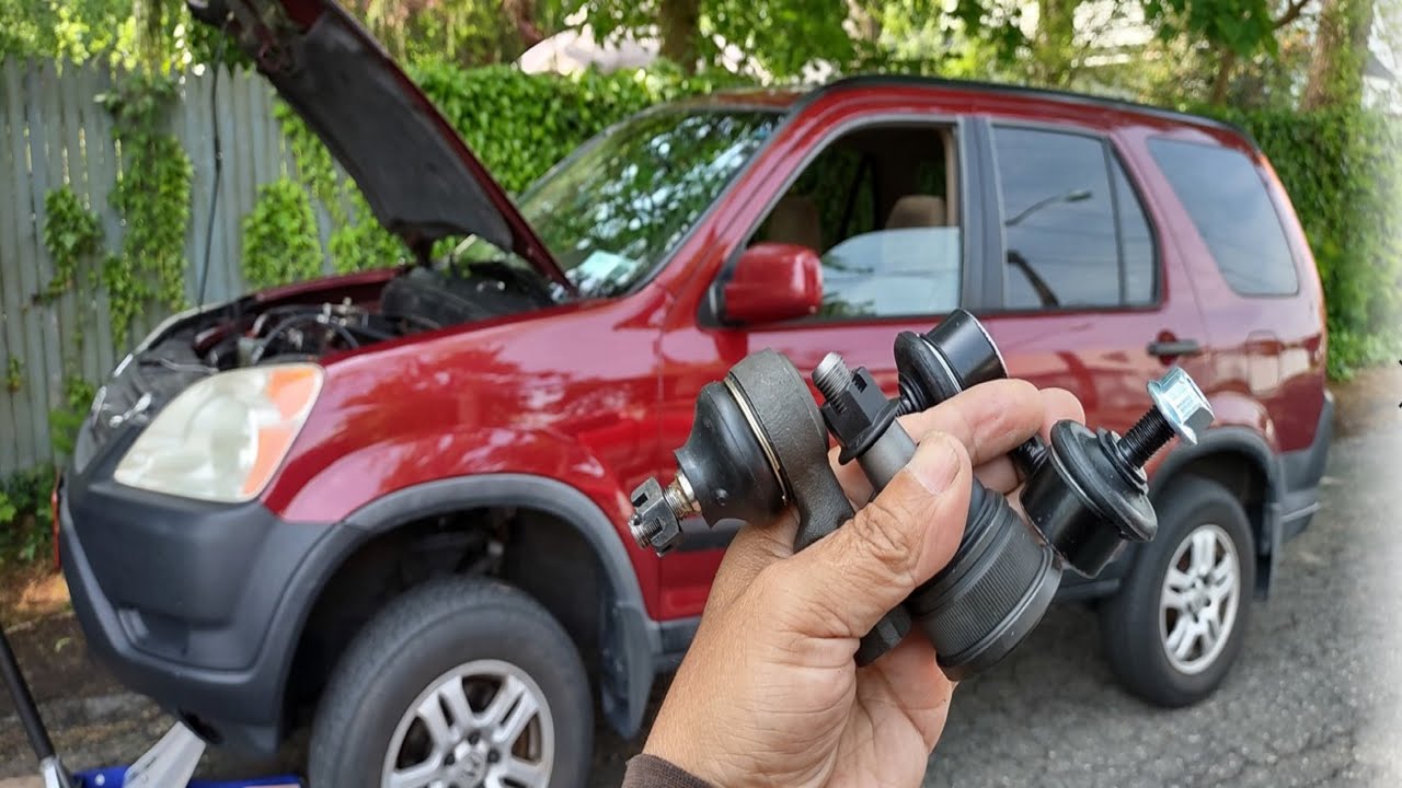 Honda CRV ball joint sway bar link outer tie rod rotula barra estabilizadora tirante exterior