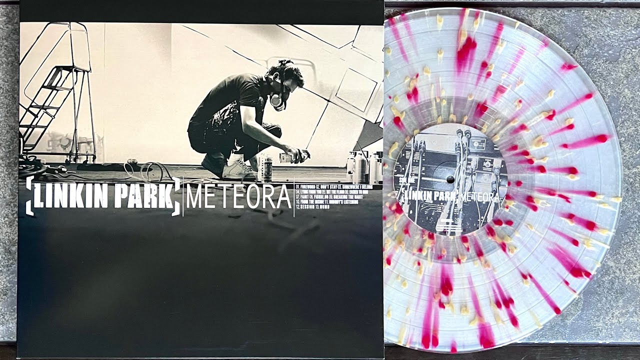 Linkin Park | Meteora | Translucent Gold and Red Splatter Vinyl Unboxing