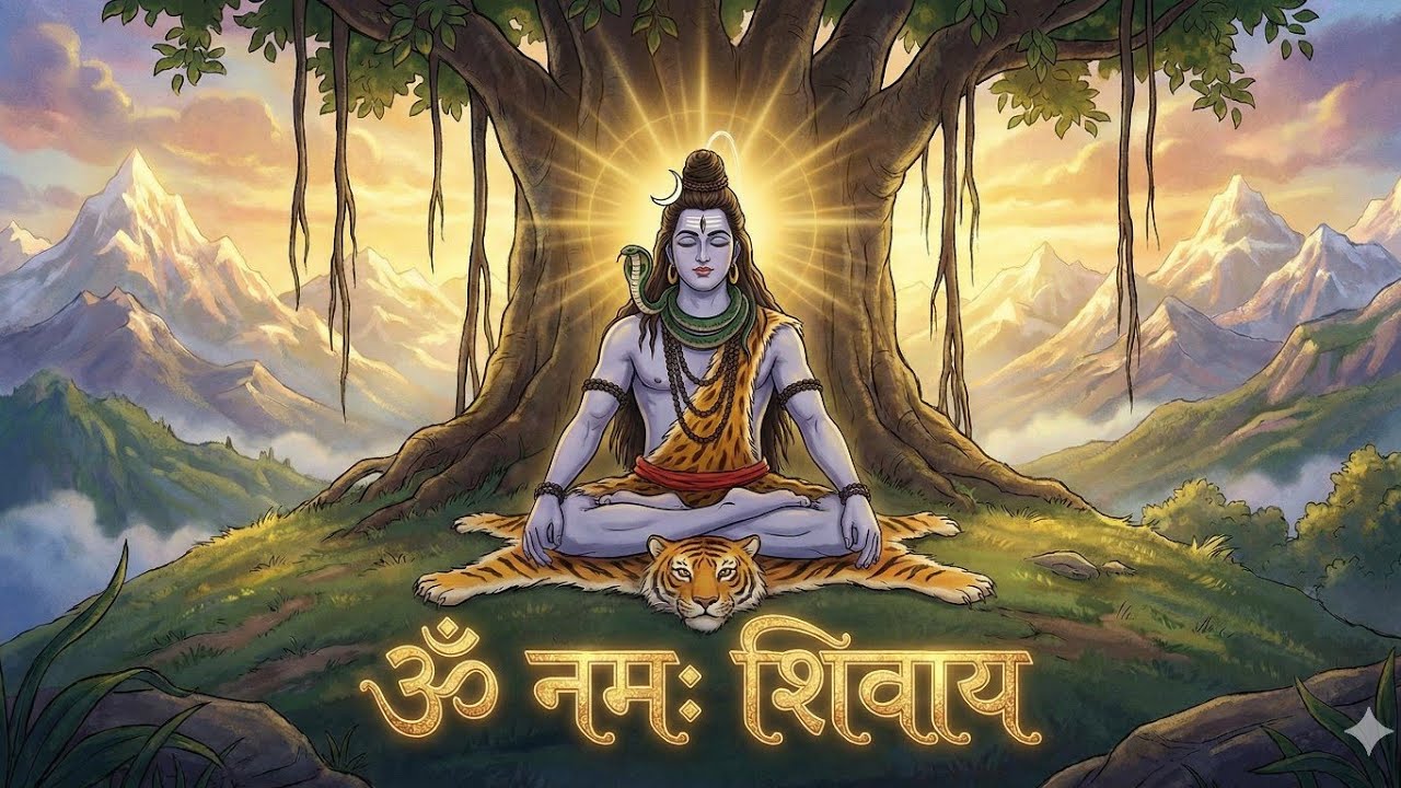 ॐ नमः शिवाय 🙏 | Shiv Mantra for Kids | Peaceful Devotional Rhyme | Baby Voice