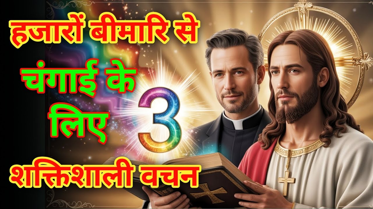 हजारों बीमारियों से छुटकारा पाने के लिए 3 शक्तिशाली वचन | 3 Powerful Bible Verses for Healing #यीशु