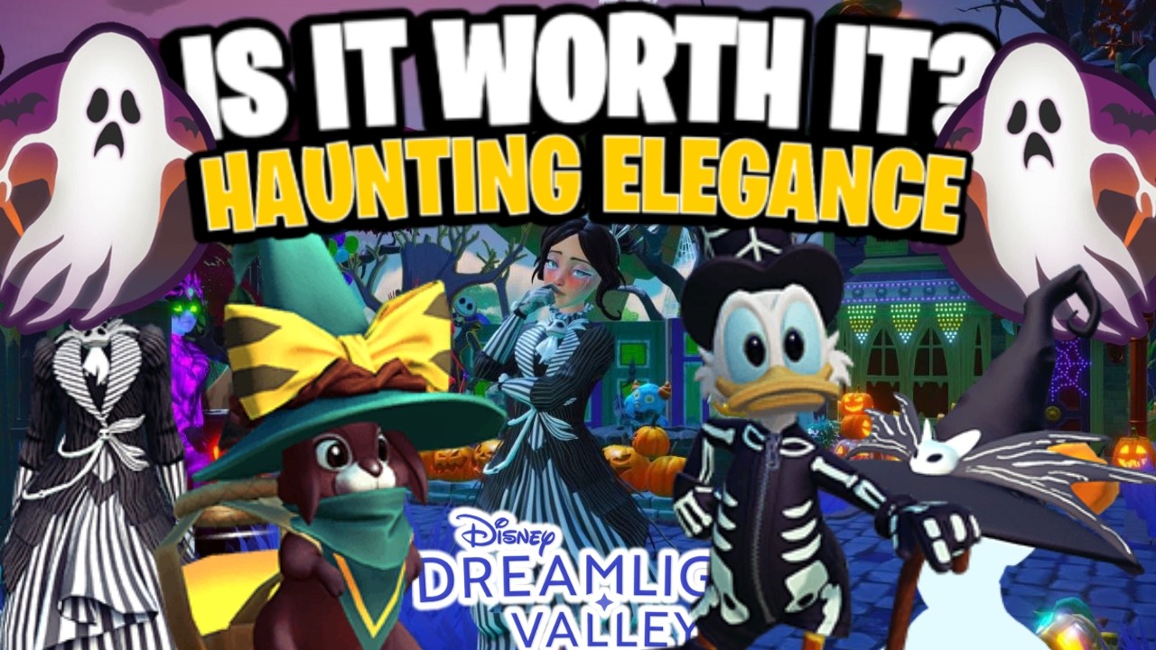 SHOWCASING Every NEW Star Path Item! [Bonus Items + House] Haunting Elegance | Dreamlight Valley