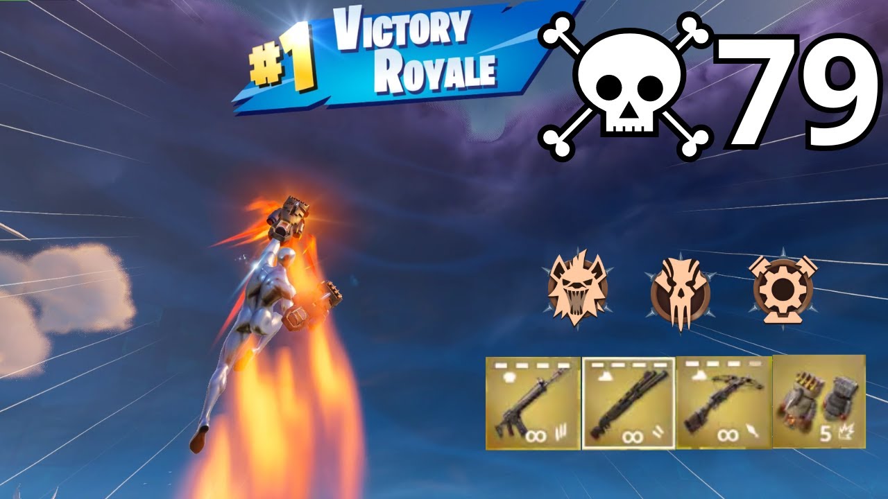 79 Elimination SILVER SURFER Solo Vs Squads Zero Build Gameplay (NEW Fortnite Chapter 5 Season3)