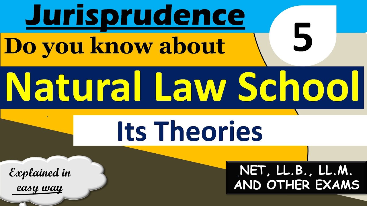 Natural law school jurisprudence in detail || Theories, history, period etc. ||