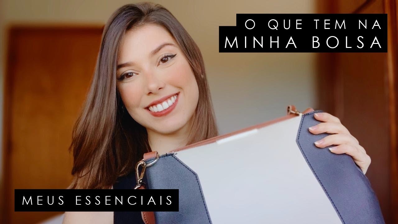 TAG: O QUE TEM NA MINHA BOLSA | BOLSA MINIMALISTA 2020