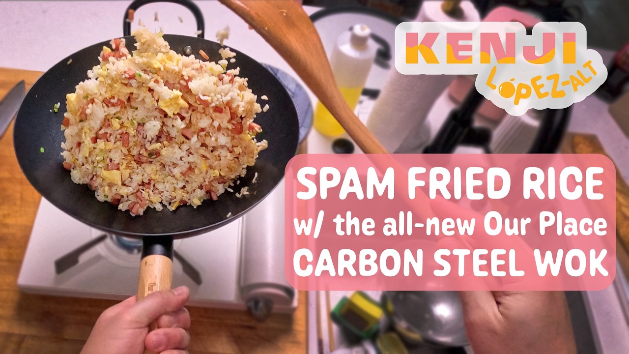 I Make Spam Fried Rice in my New Wok