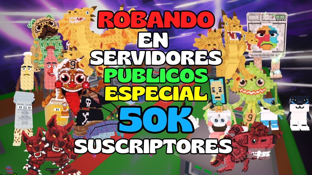 ROBANDO EN SERVIDORES PUBLICOS ESPECIAL 50K!! - MUCHAS GRACIAS!!