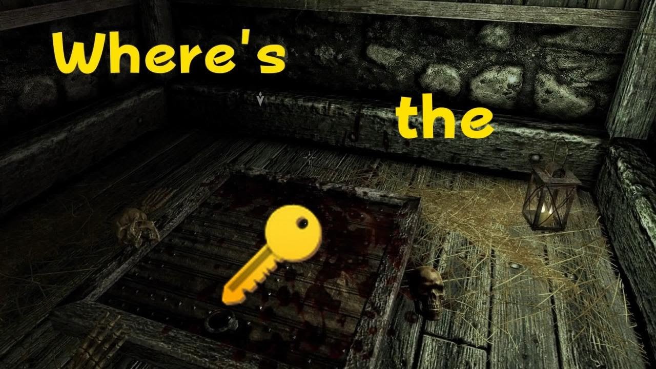 SKYRIM - THALMOR EMBASSY DUNGEON Trapdoor Key (to Reeking Cave)