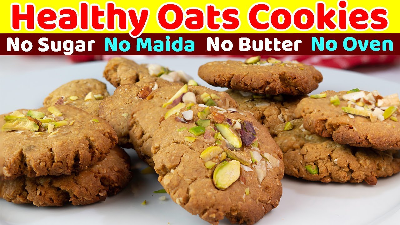 Healthy Whole Wheat Jaggery Oats Cookies | No Sugar, No Butter, No Oven | Su's Food Corner English