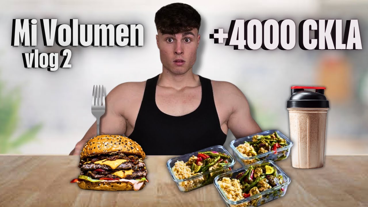Mi Dieta Extrema de Volumen Para Ganar Músculo | Camino a Mi Prime – Día 2”