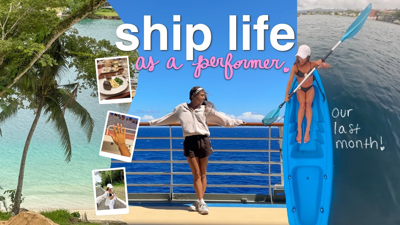 CRUISE DAYS IN MY LIFE✨🇦🇺 resort day pass, cast lunch at Gio’s, new nails + ice show bts!