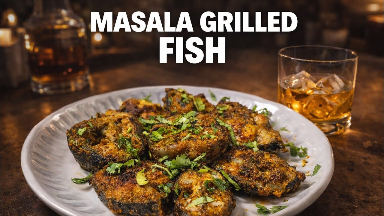 Easy Masala Grilled Fish | Indian Style | Smoky & Juicy Recipe