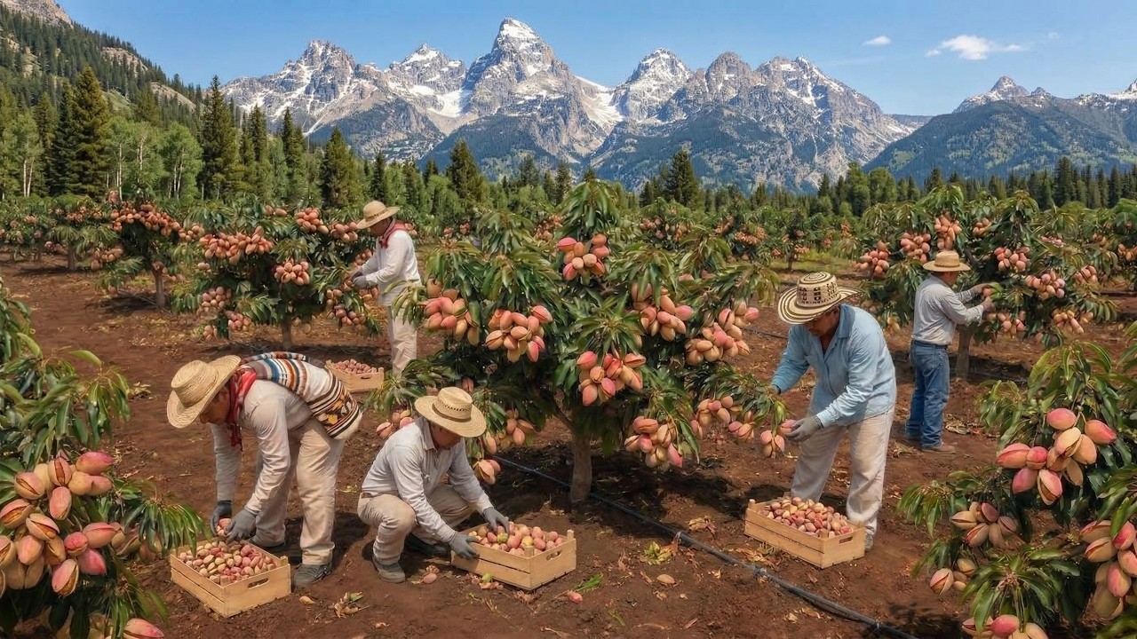 Han estado cultivando pistachos en las altas montañas de Estados Unidos | Resultados asombrosos