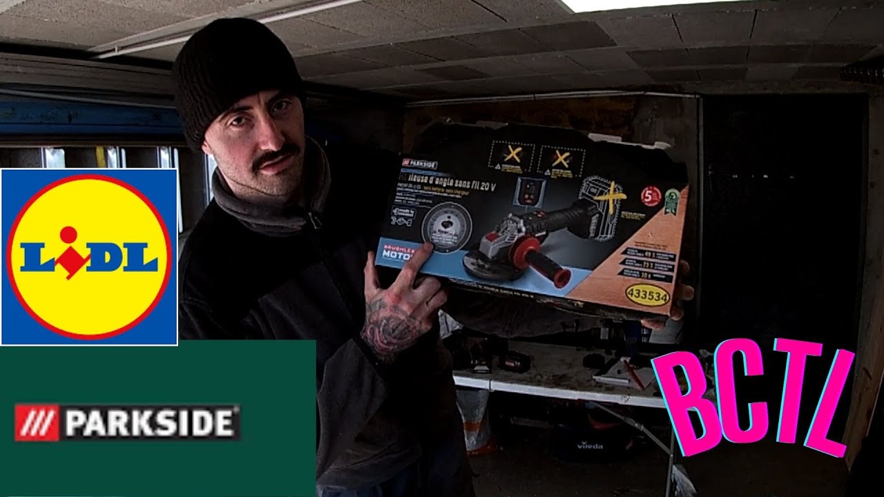 TEST disqueuse PARKSIDE performance 20V !!