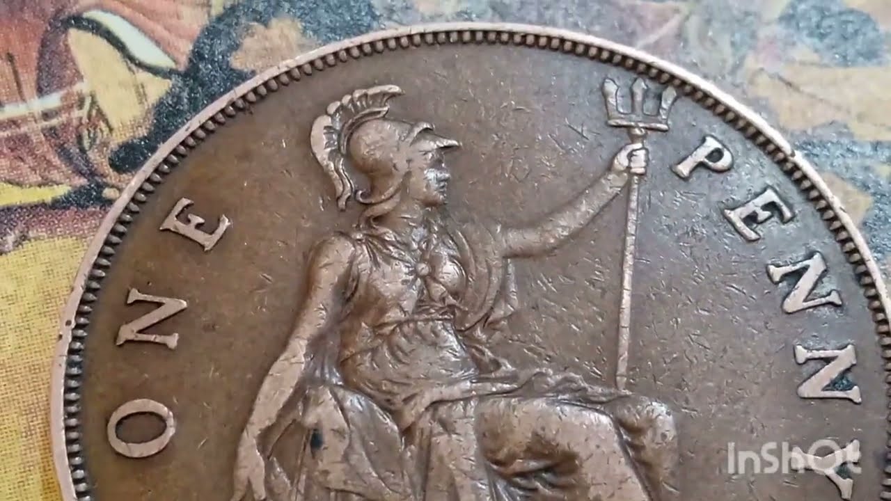 UK 1936 MOST VALUABLE ONE PENNY COIN WORTH BIG MONEY !