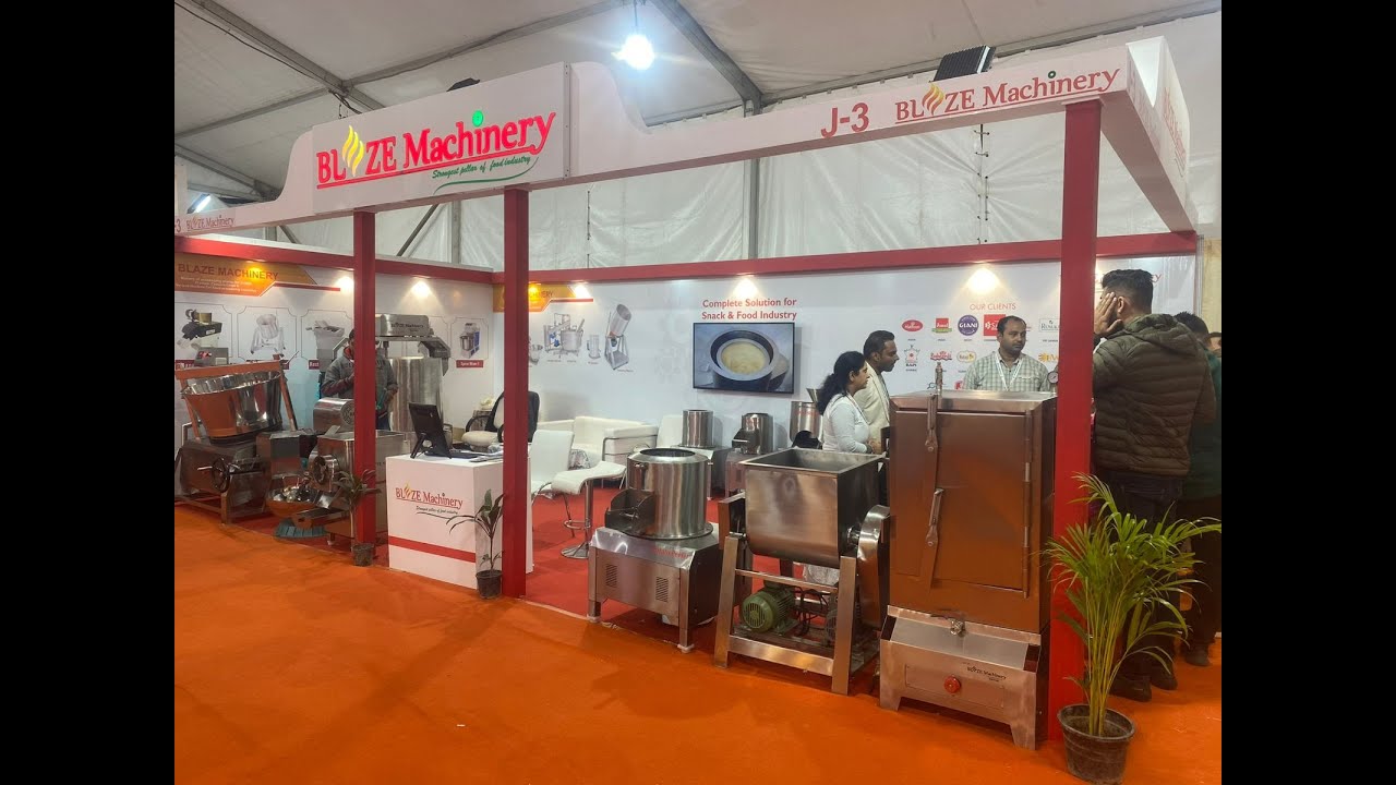 Blaze Machinery at World Mithai Namkeen Expo 2024 | Complete Product Showcase & Interview