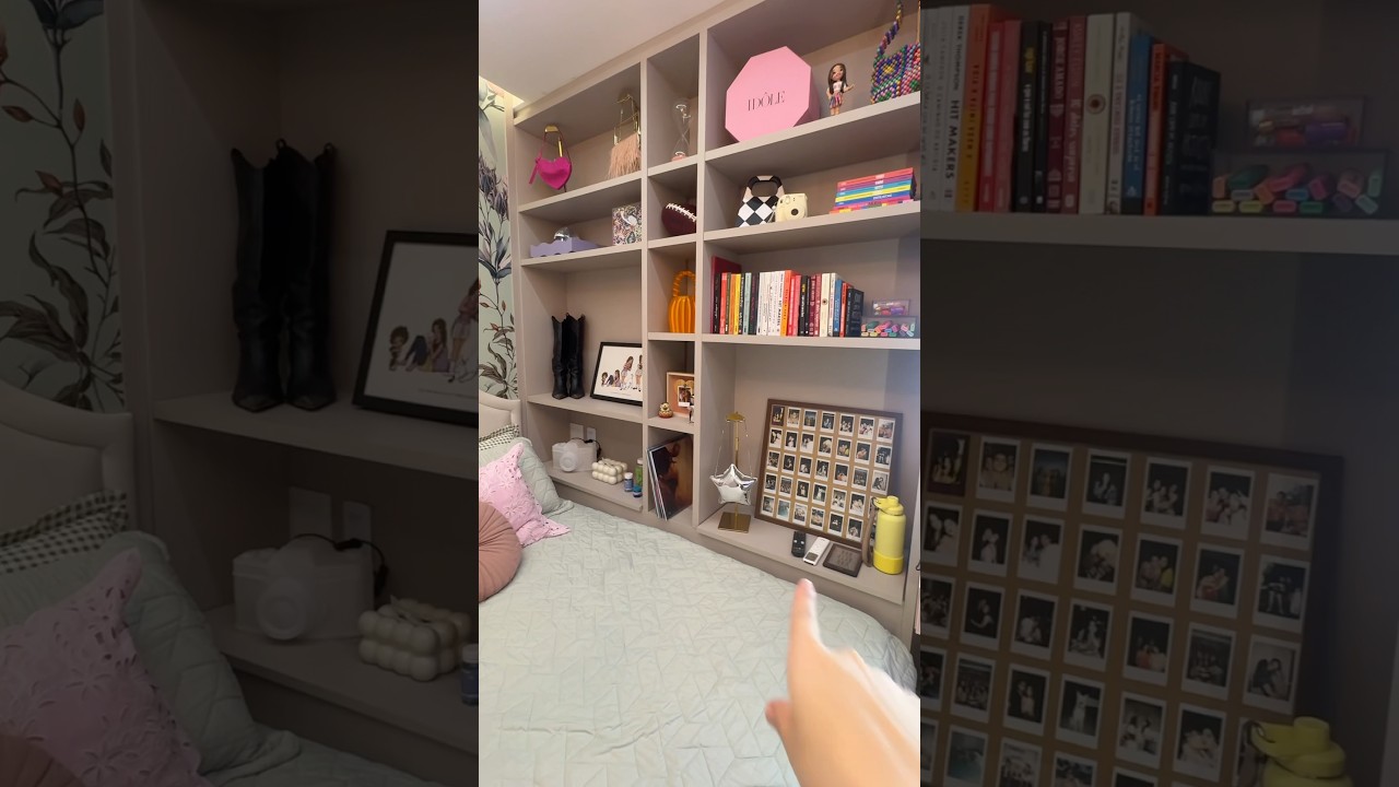 tour pelo quarto que foi todo reformado 💗💝