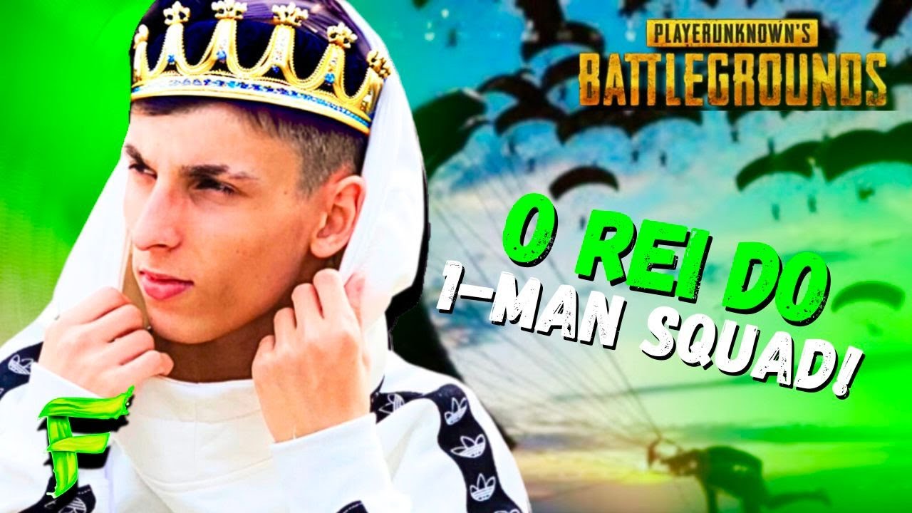 O REI DO 1 MAN-SQUAD NO PUBG!!