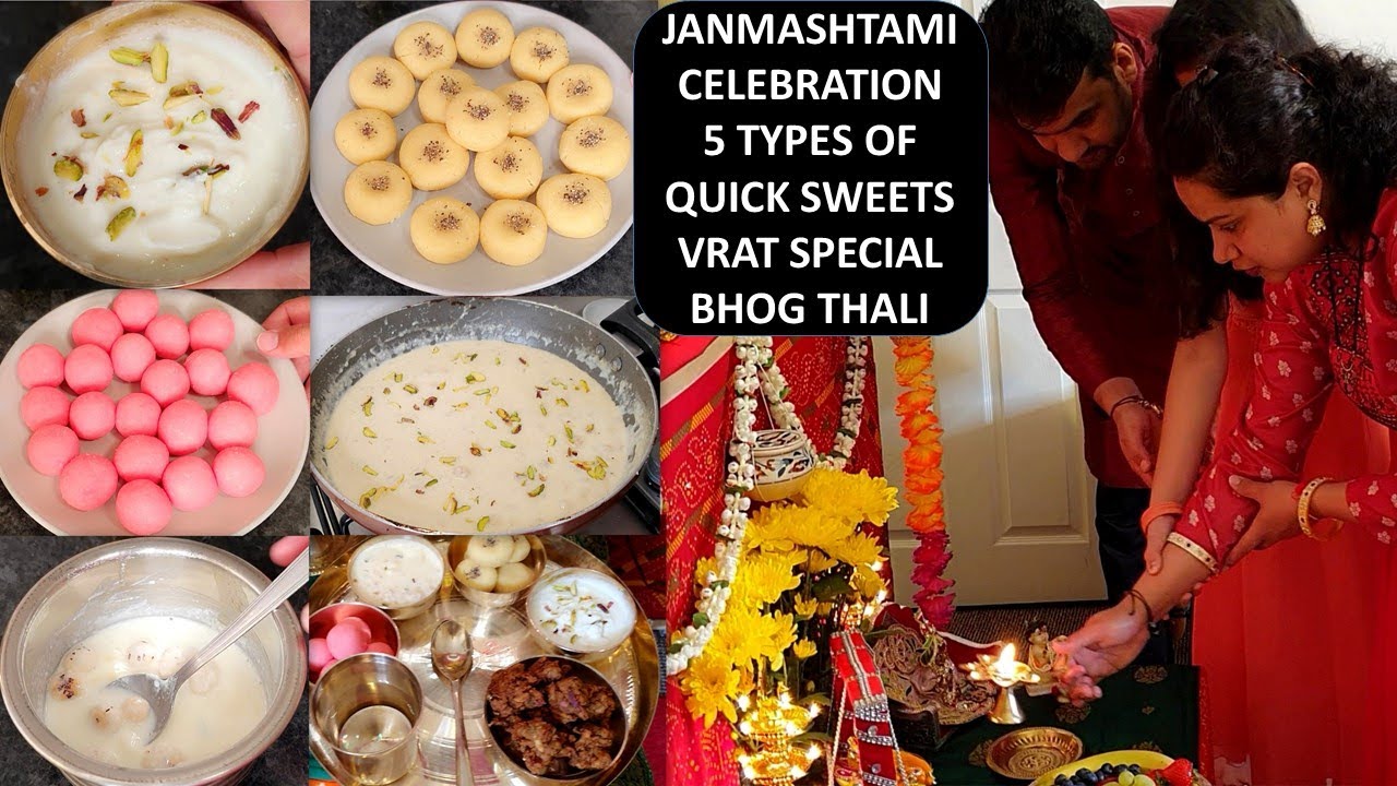 SHRI KRISHNA JANMASHTAMI CELEBRATION VLOG | SPECIAL BHOG THALI FOR LORD KRISHNA's BIRTHDAY