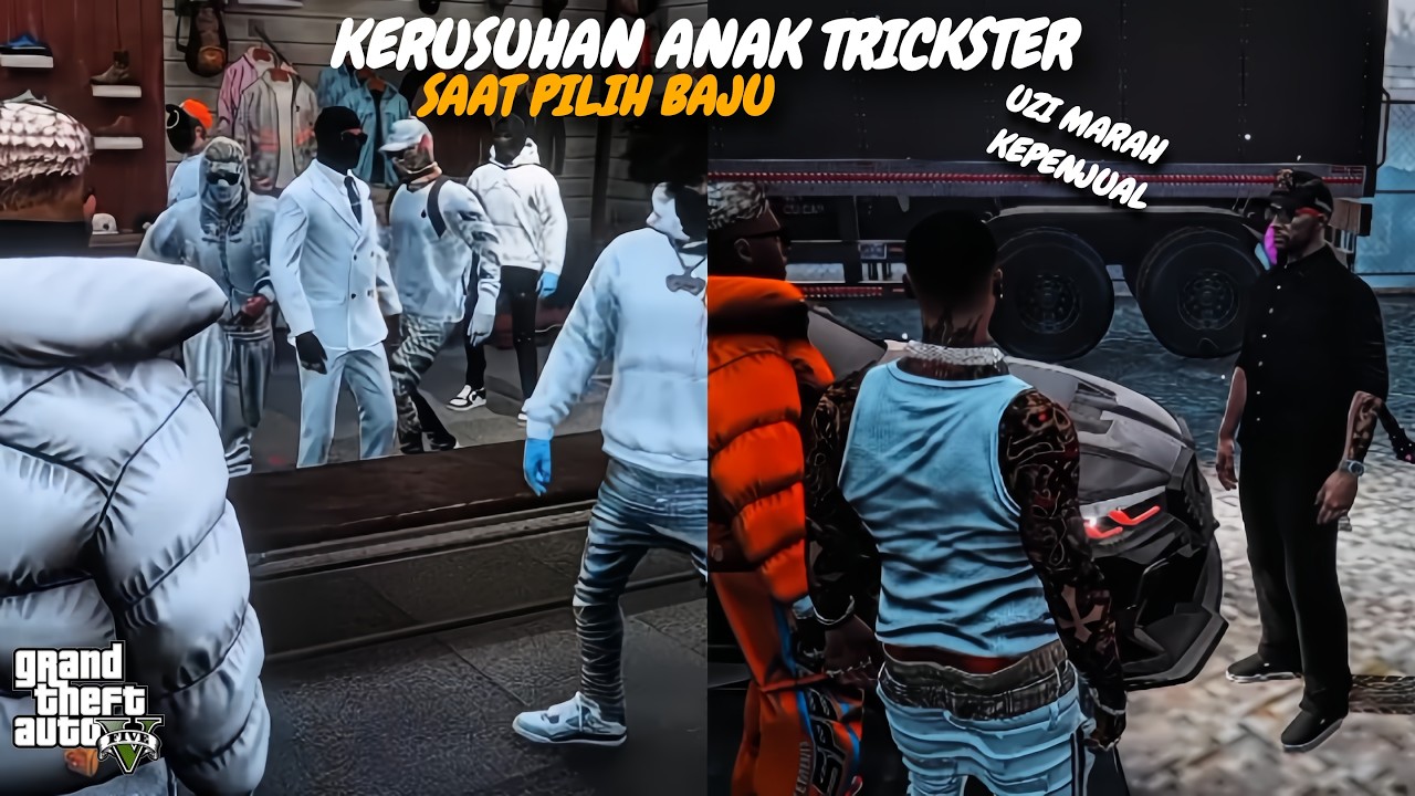 KERUSUHAN ANAK TRICKSTER SAAT PILIH BAJU - GTA V ROLEPLAY