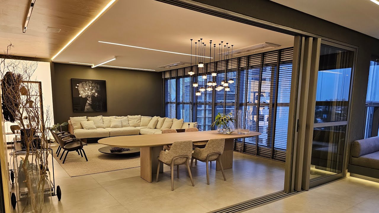 Apartamento de altíssimo padrão à venda em Campinas, decorado e mobiliado.