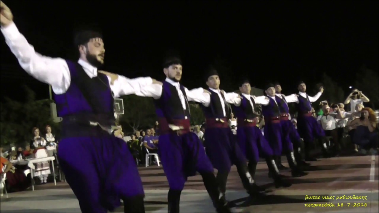 Κρήτη!!!Πόντος !!!Αντικριστός χορός Πεντοζάλης με Κότσαρι.!!!!!