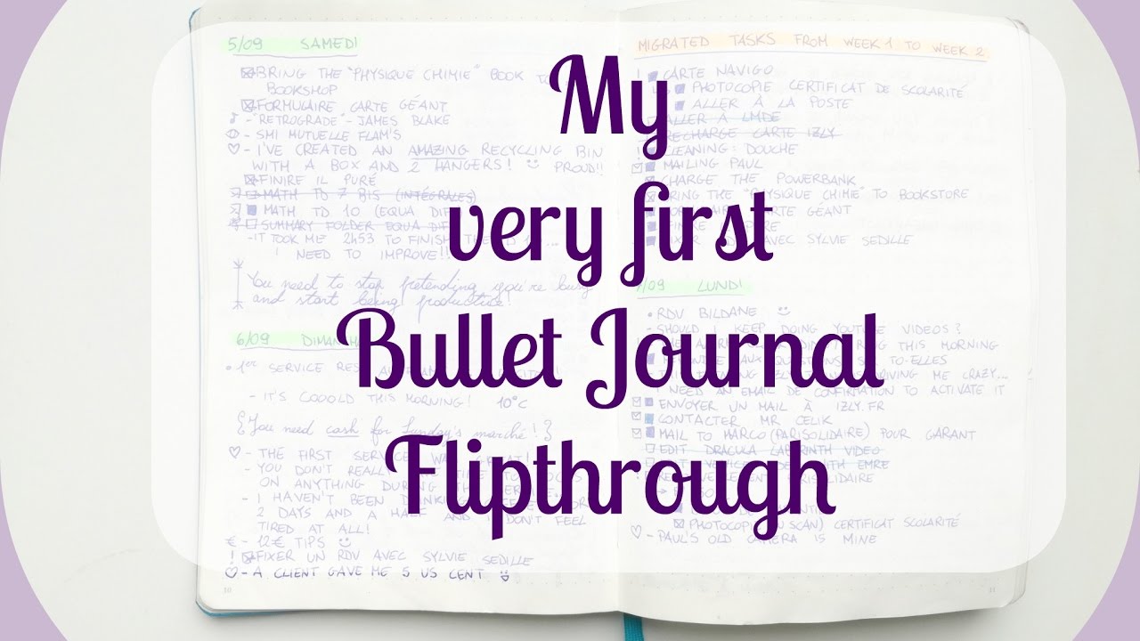 Minimalist Bullet Journal Flipthrough | September 2015 to April 2016 | The Boosted Journal