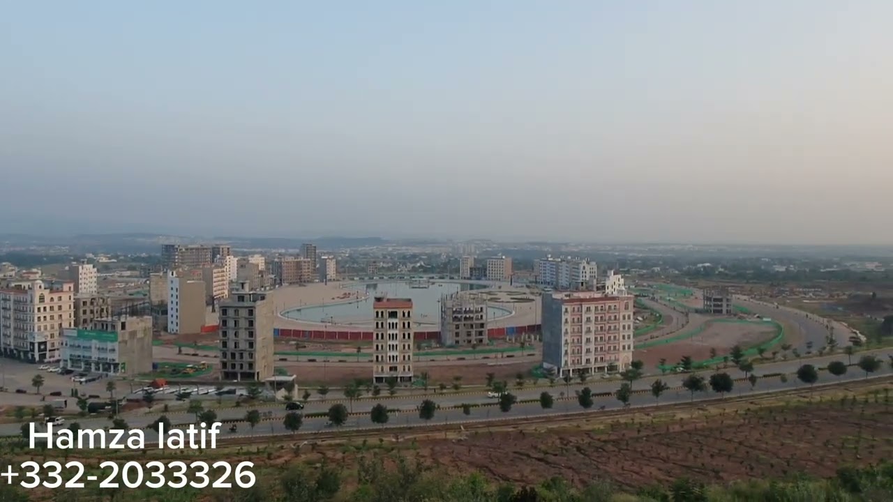 REFOREST PLANTAION IN PARKVIEWCITY // SERANIC VIEWS OF DOWNTOWNISLMABAD